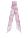 Lancel Silk Scarf In Pink