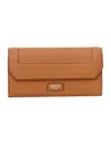 Lancel Ninon Slim Flap Wallet In Brown