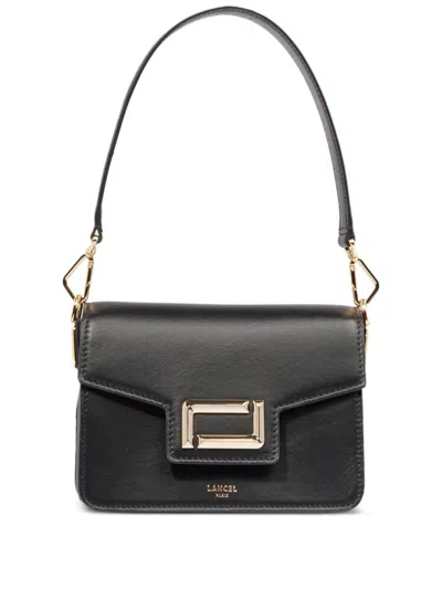 Lancel Small Angele De  Leather Shoulder Bag In Black