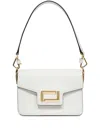 Lancel Small Angele Flap Shoulder Bag In White