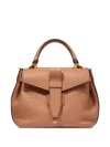 Lancel Small Charlie Tote Bag In Brown