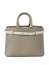 Lancel Small Faubourg Tote Bag In Gray