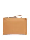 Lancel Small Jour Clutch Bag In Brown