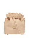 Lancel Ninon Leather Mini Bag In Neutrals
