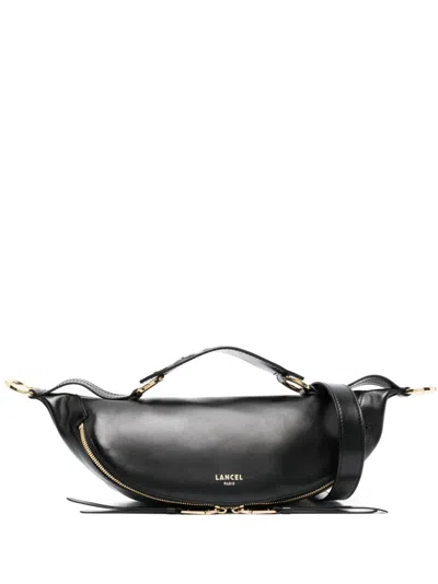 Lancel Small Origami Crossbody Bag In Black