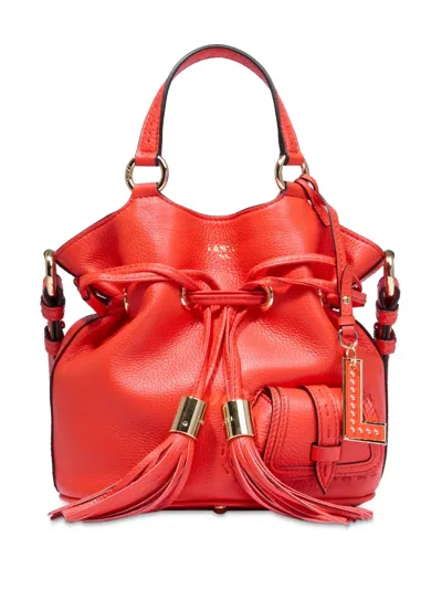Lancel Small Premier Flirt Bucket Bag In 橘色