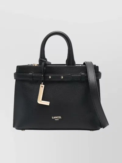 LANCEL SMALL ZIP BUCKET BAG CARRYALL