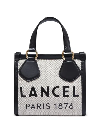 Lancel Summer Logo-detail Tote Bag In Black