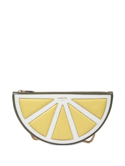 Lancel Summer Mania Crossbody Bag In Yellow