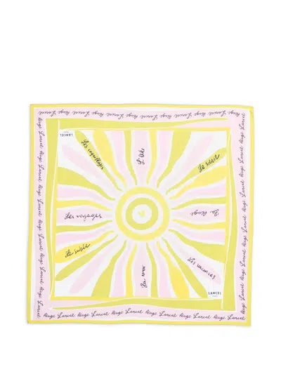Lancel Sunrise Neckerchief In Yellow