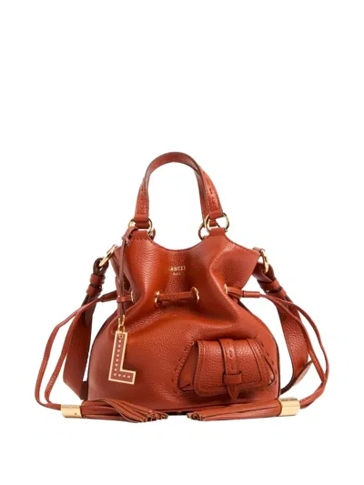 Lancel Tassel Detail Bucket Bag In Brown