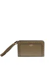 Lancel Tassel-embellished Leather Wallet In Green