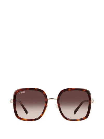 Lancel Tess Sunglasses In Brown