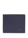 Lancel Textured Wallet In Blue