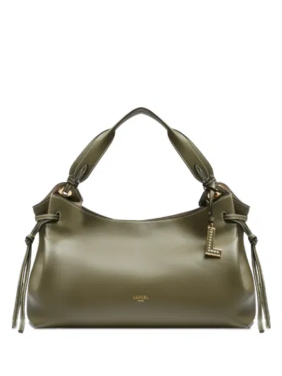 Lancel Tie Detail Bag In Green