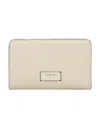 Lancel Compact Wallet In White
