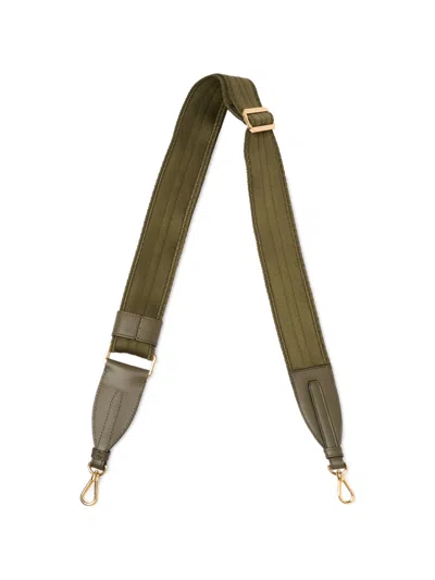 Lancel Webbing Adjustable Strap In Green