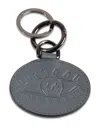 Lancel Wink Of An Eye Keyring In Grey