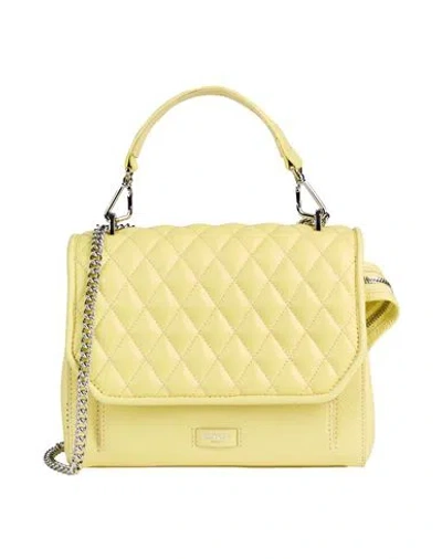 Lancel Woman Handbag Yellow Size - Leather