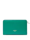 Lancel Zip-fastening Bi-fold Wallet In Green