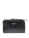 Lancel Zip Wallet In Black