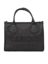 Lancel Small Jour De  Leather Tote Bag In Black