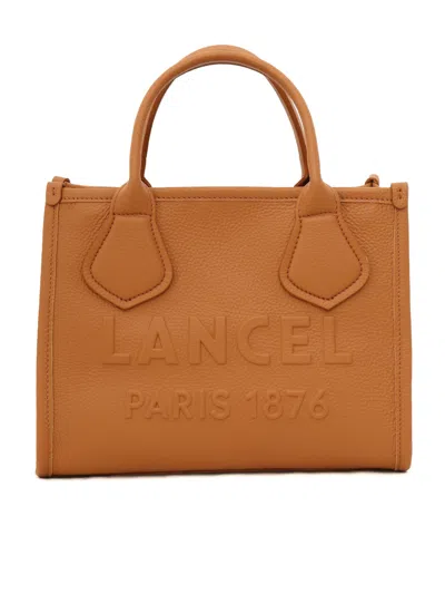 Lancel Zipped Bag S In Camel