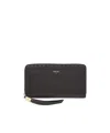 Lancel Zipped Continental Wallet In Black