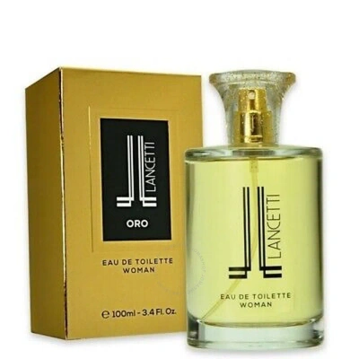 Lancetti Ladies Oro Woman Edt 3.4 oz Fragrances 8054956593385 In White