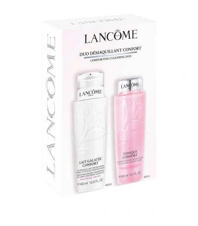 Lancôme Confort Cleansers Gift Set (2 X 400ml) In Multi