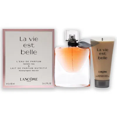 Lancôme La Vie Est Belle By Lancome For Women - 2 Pc Gift Set 1.7oz Leau De Parfum Natural Spray, 1.7oz Body In Multi