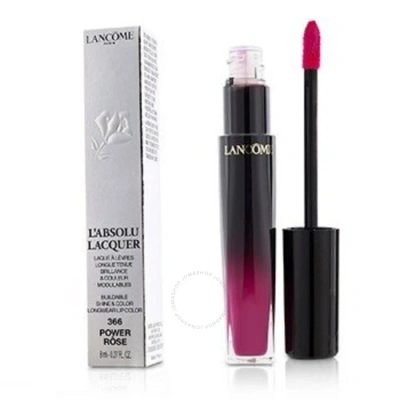 Lancôme Lancome - L'absolu Lacquer Buildable Shine & Color Longwear Lip Color - # 366 Power Rose  8ml/0.27oz