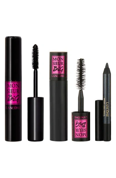 Lancôme Monsieur Big Volume Mascara 3-piece Eye Makeup Gift Set $48 Value In No Color