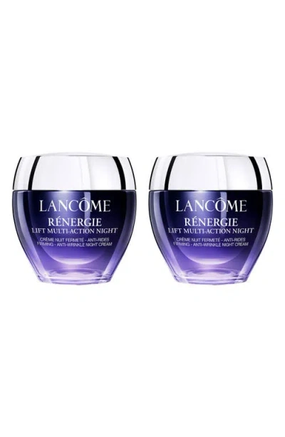 Lancôme Rénergie Lift Multi-action Night Cream Duo Set (limited Edition) $340 Value In No Color