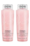 Lancôme Tonique Confort Comforting Rehydrating Toner Duo $124 Value In No Color