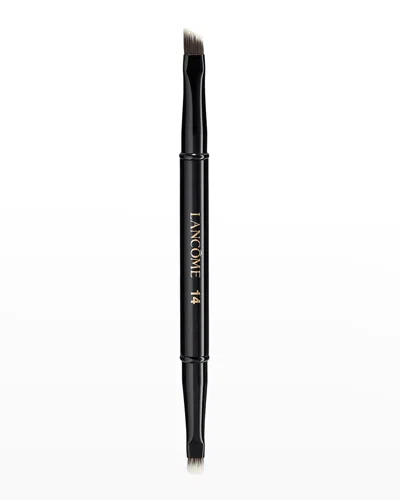 Lancôme Liner/smudger Brush #14 Dual-ended Eyeliner Brush With Smudger In White