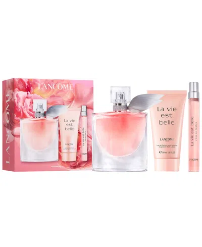 Lancôme 3-pc. La Vie Est Belle Eau De Parfum Limited-edition Valentine's Day Perfume Gift Set In Transparent