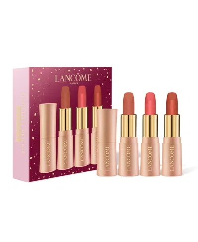 Lancôme 3-piece L'absolu Rouge Intimatte Soft Matte Lipstick Trio Gift Set In No Color