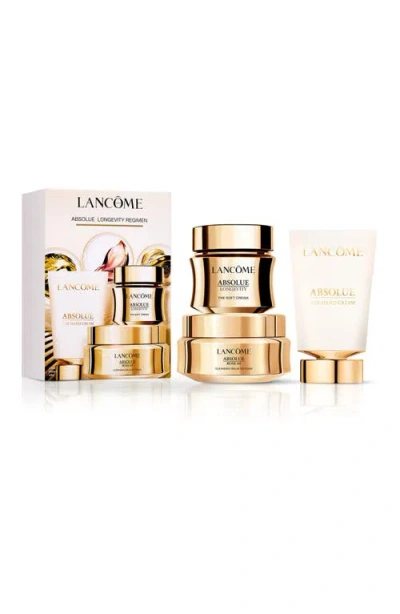 Lancôme Absolue Soft Cream Moisturizer & Cleansing Balm Gift Set $329 Value In Transparent
