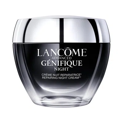 Lancôme Advanced Genefique Repairing Night Cream 50ml In White
