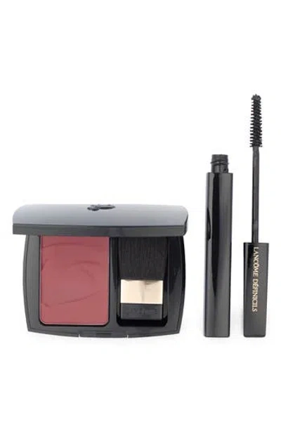 Lancôme Définicils Mascara & Blush Subtil Powder Blush Berry Bisou Set $68 Value In Transparent