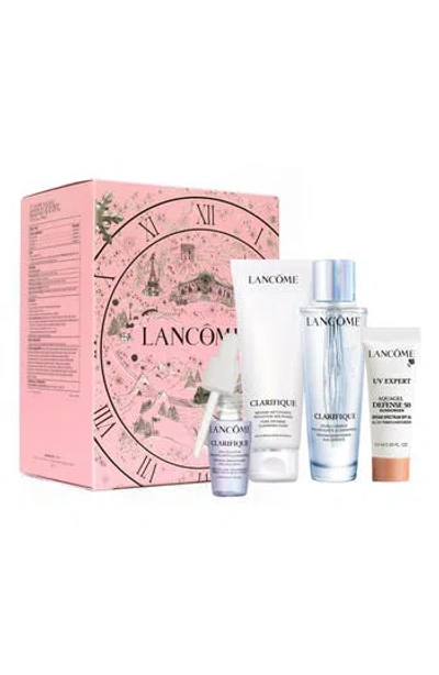 Lancôme Holiday 2025 Clarifique Mini Skincare Discovery Set $76 Value In Transparent