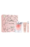 Lancôme La Vie Est Belle Eau De Parfum Refillable Spray Set $182 Value In Transparent