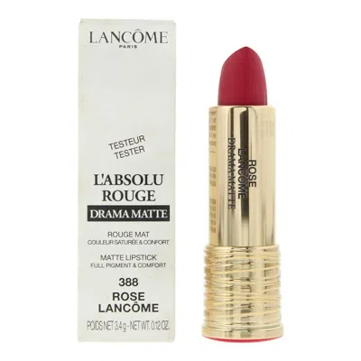 Lancôme Lancome Ladies L'absolu Rouge Drama Matte Lipstick 0.12 oz (tester) 388 Rose Makeup 3614273327336 In ["pink"]