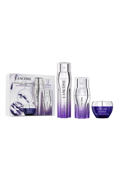 Lancôme Renergie H.c.f Triple Serum & Night Cream 3-piece Gift Set $269 Value In Gray