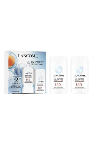 Lancôme Supra Screen Invisible Sunscreen Serum Spf 50+ 2-piece Gift Set $100 Value In Transparent