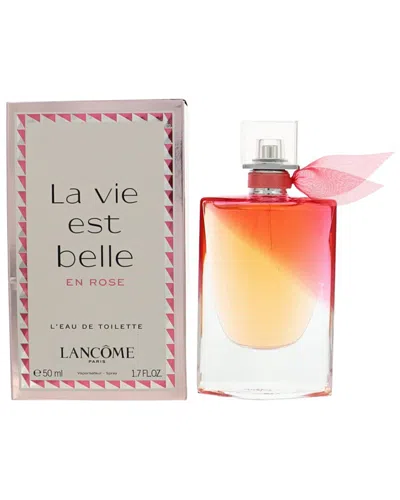 Lancôme Women's 1.7oz La Vie Est Belle En Rose Eau De Toilette Spray In Transparent