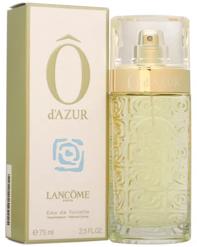 Lancôme Lancome Women's 2.5oz O D'azur Eau De Toilette Spray In Yellow