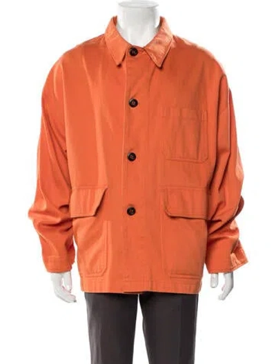 Pre-owned Landlord Utility Jacket In Orange
