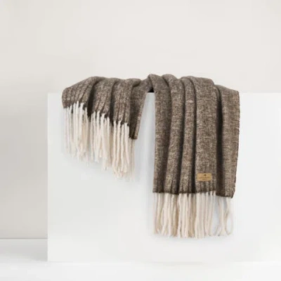 Lands Downunder Andes Throw In Walnut